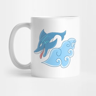 shark cartoon cool Mug